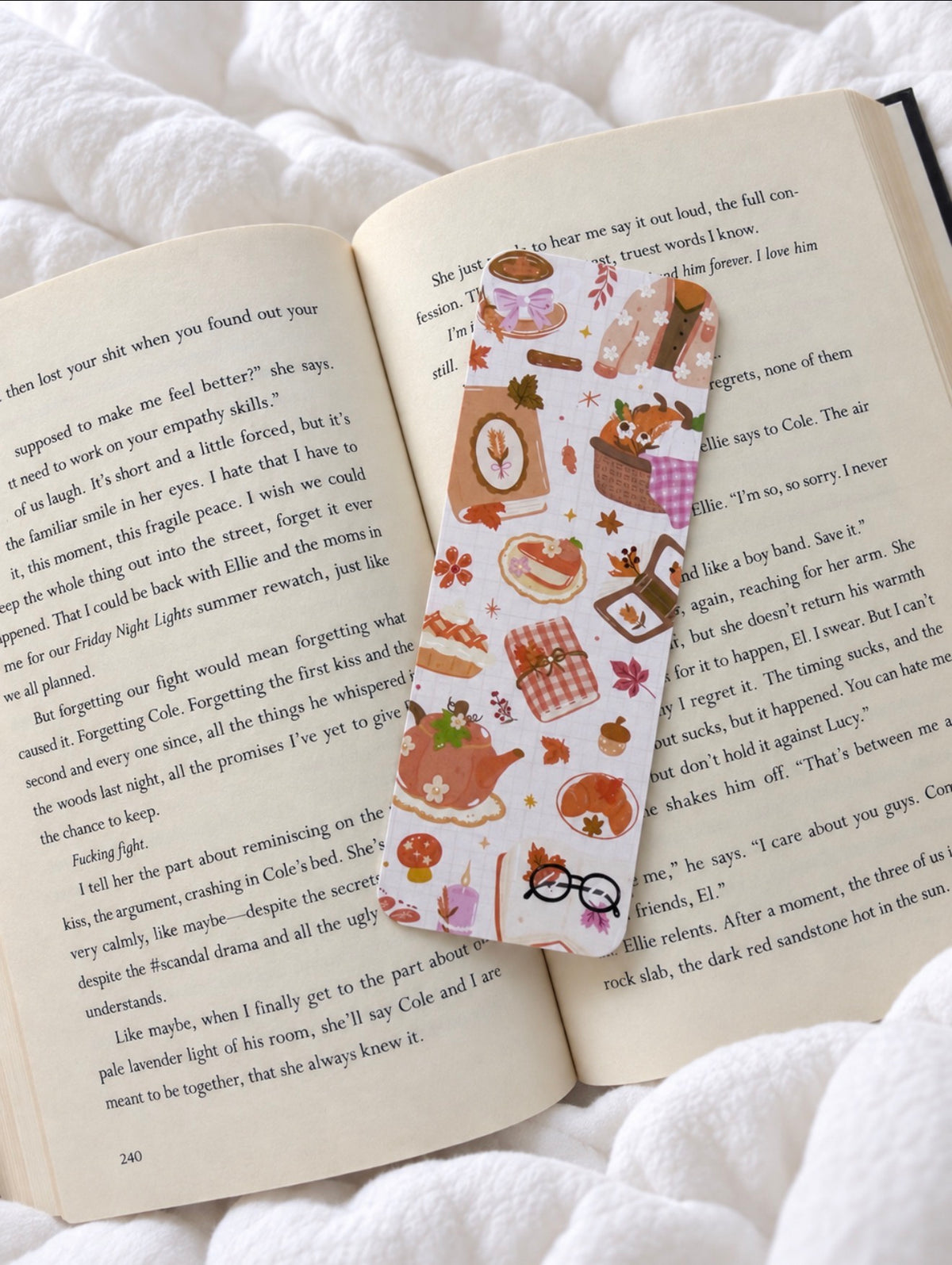 Linen Bookmarks