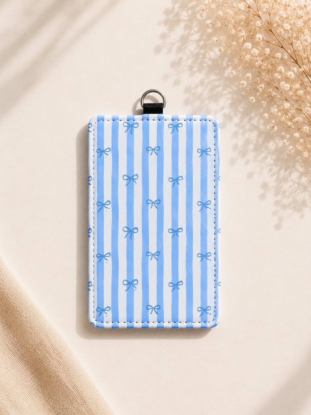 Blue Bow ID & Travel Badge