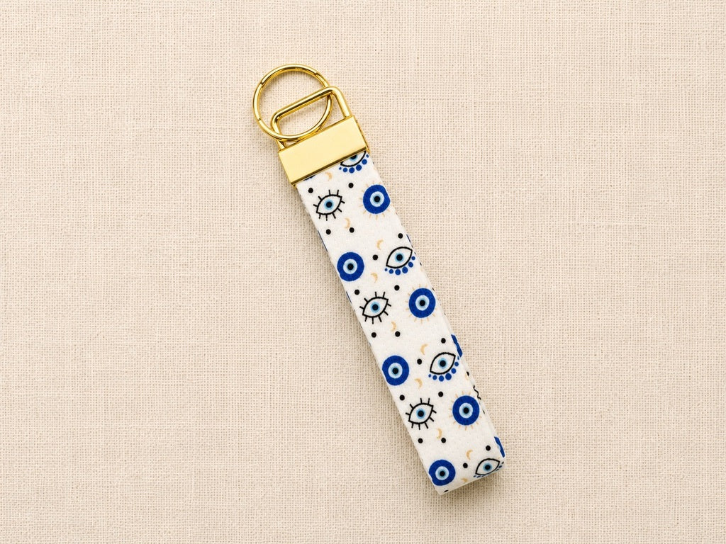 Evil Eye Wristlet Keychain