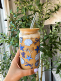Blue Tide Glass Cup
