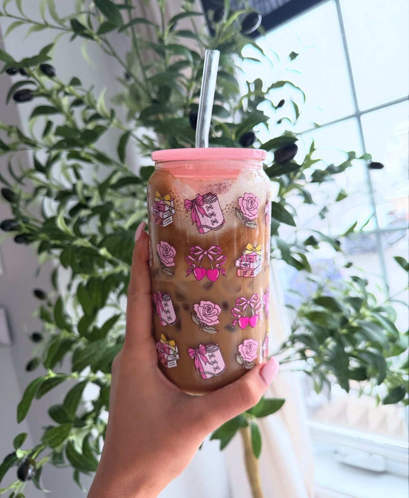 I'm Just a Girl Glass Cup