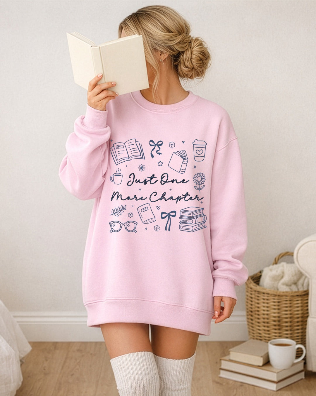 Just One More Chapter Crewneck