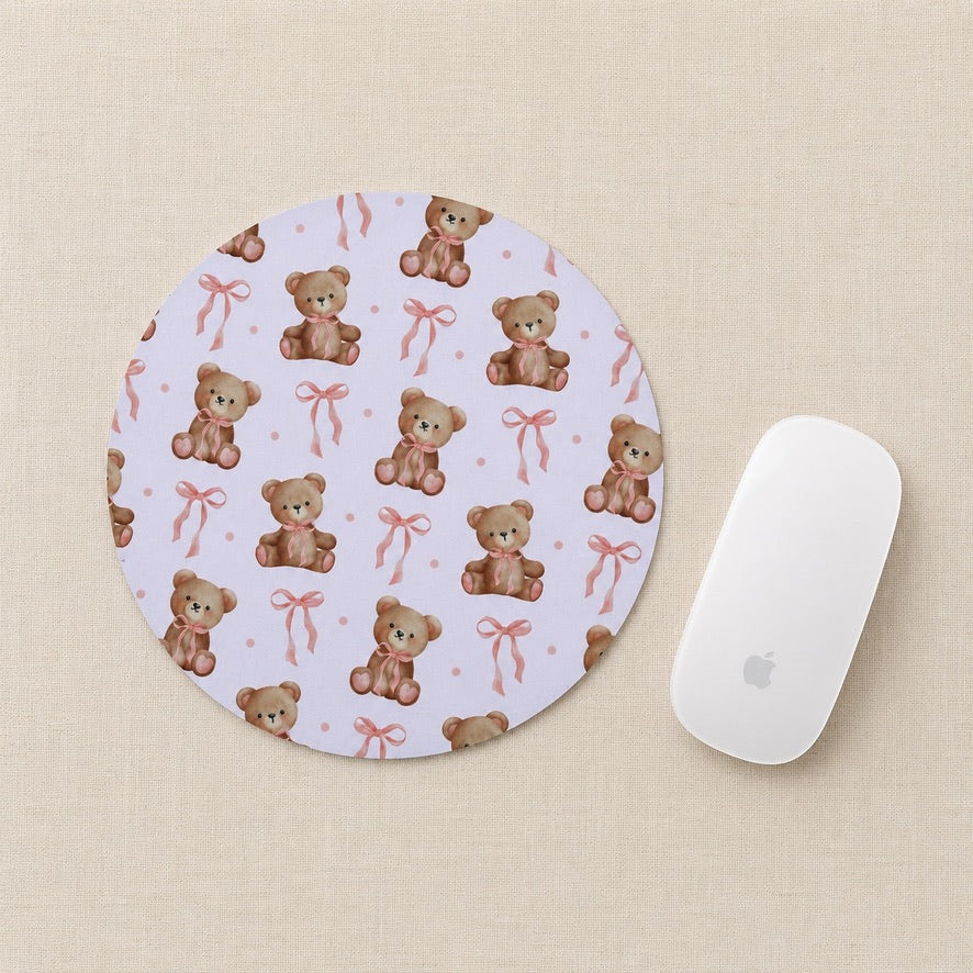 Teddy Bow Mouse Pad