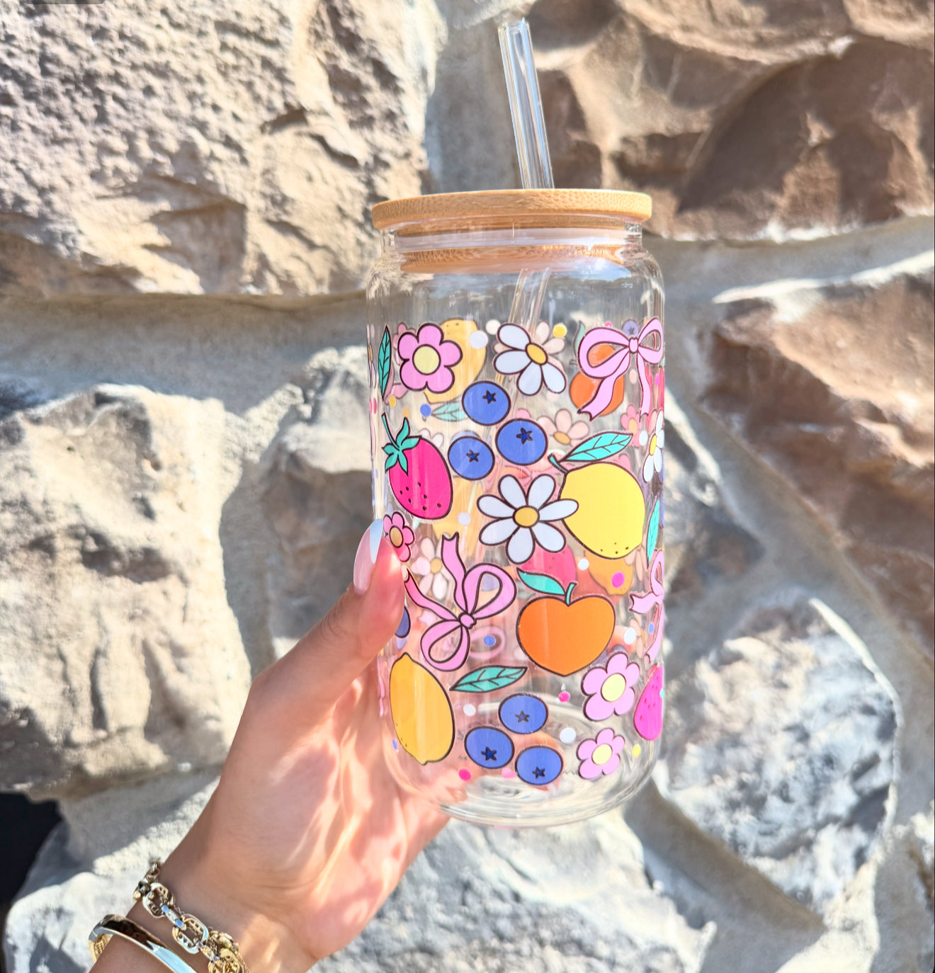 Forever Summer Glass Cup