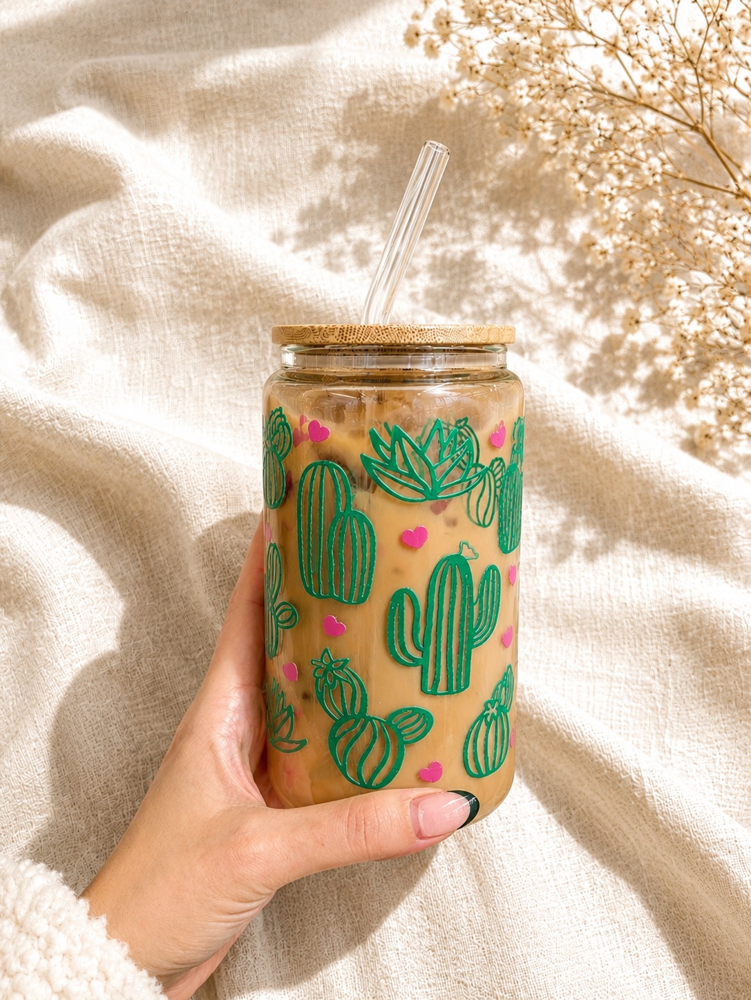 Desert Bloom Glass Cup