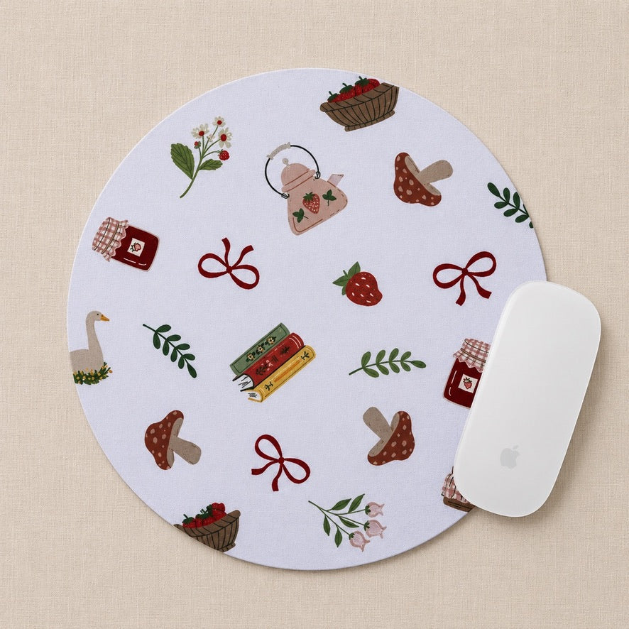 Tapis de souris Strawberry Cottage