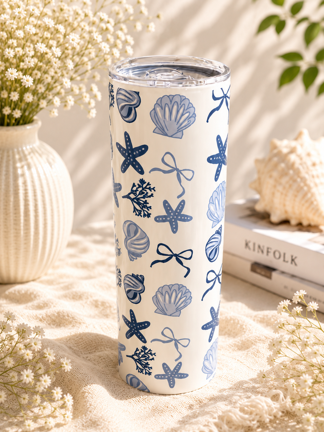 Blue Tide Travel Tumbler