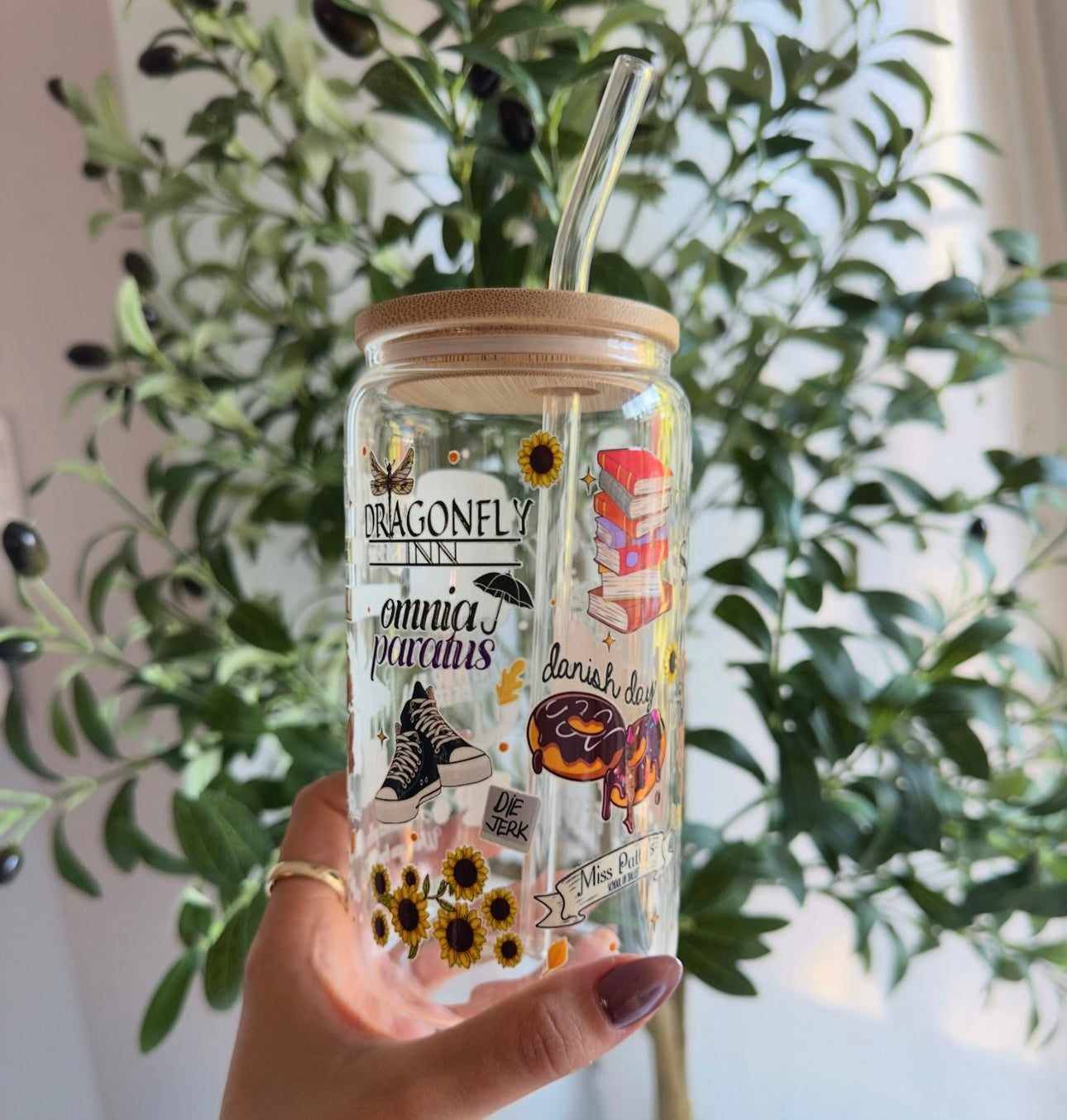 Stars Hallow Inspired Glass Cup