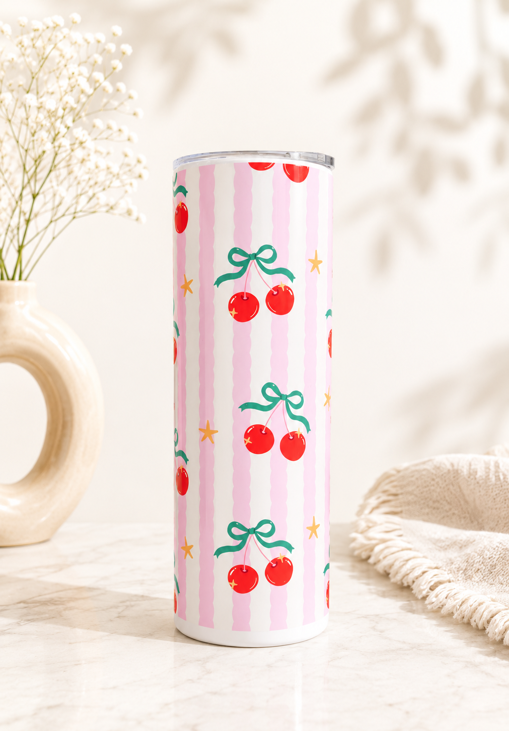 Cherry Soda Travel Tumbler