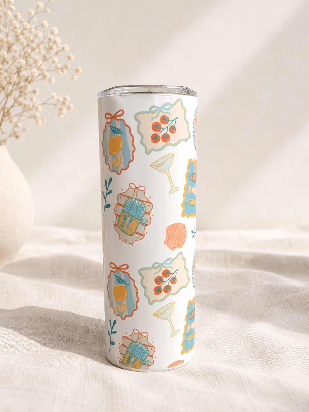 Amalfi Market Travel Tumbler