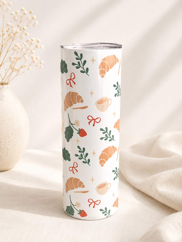 Paris Morning Travel Tumbler