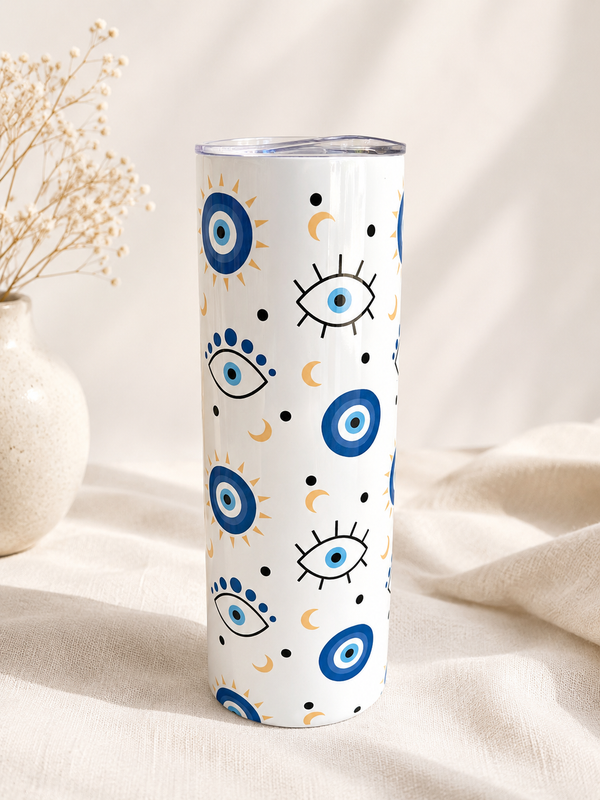 Evil Eye Travel Tumbler