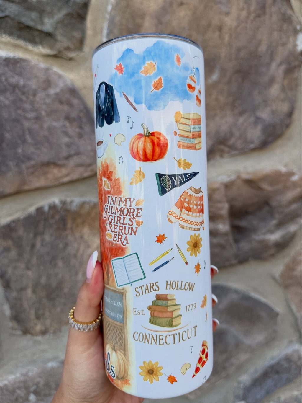 Gobelet de voyage inspiré de Stars Hollow