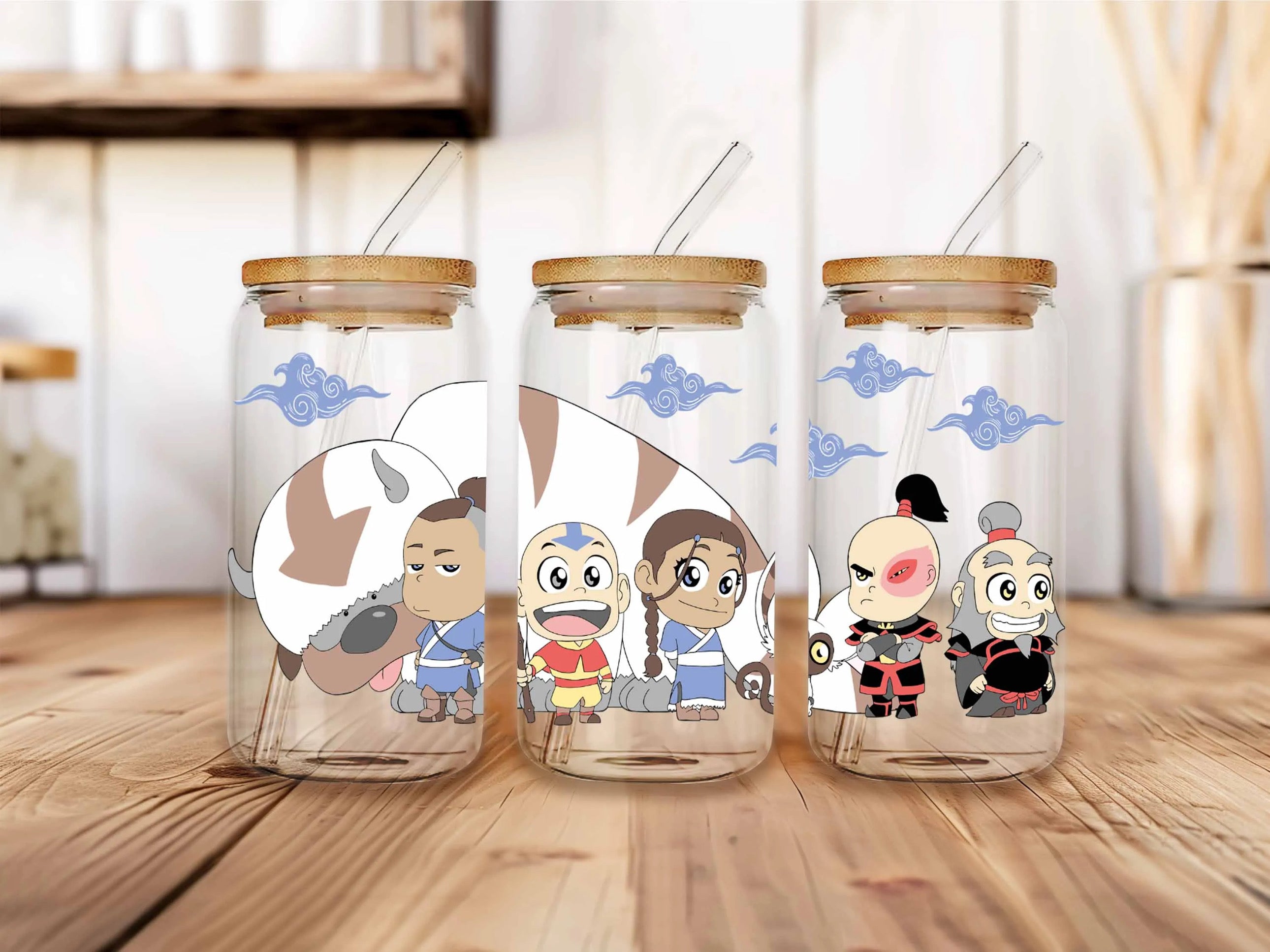 Avatar: The Last Airbender Anime Glass Cup
