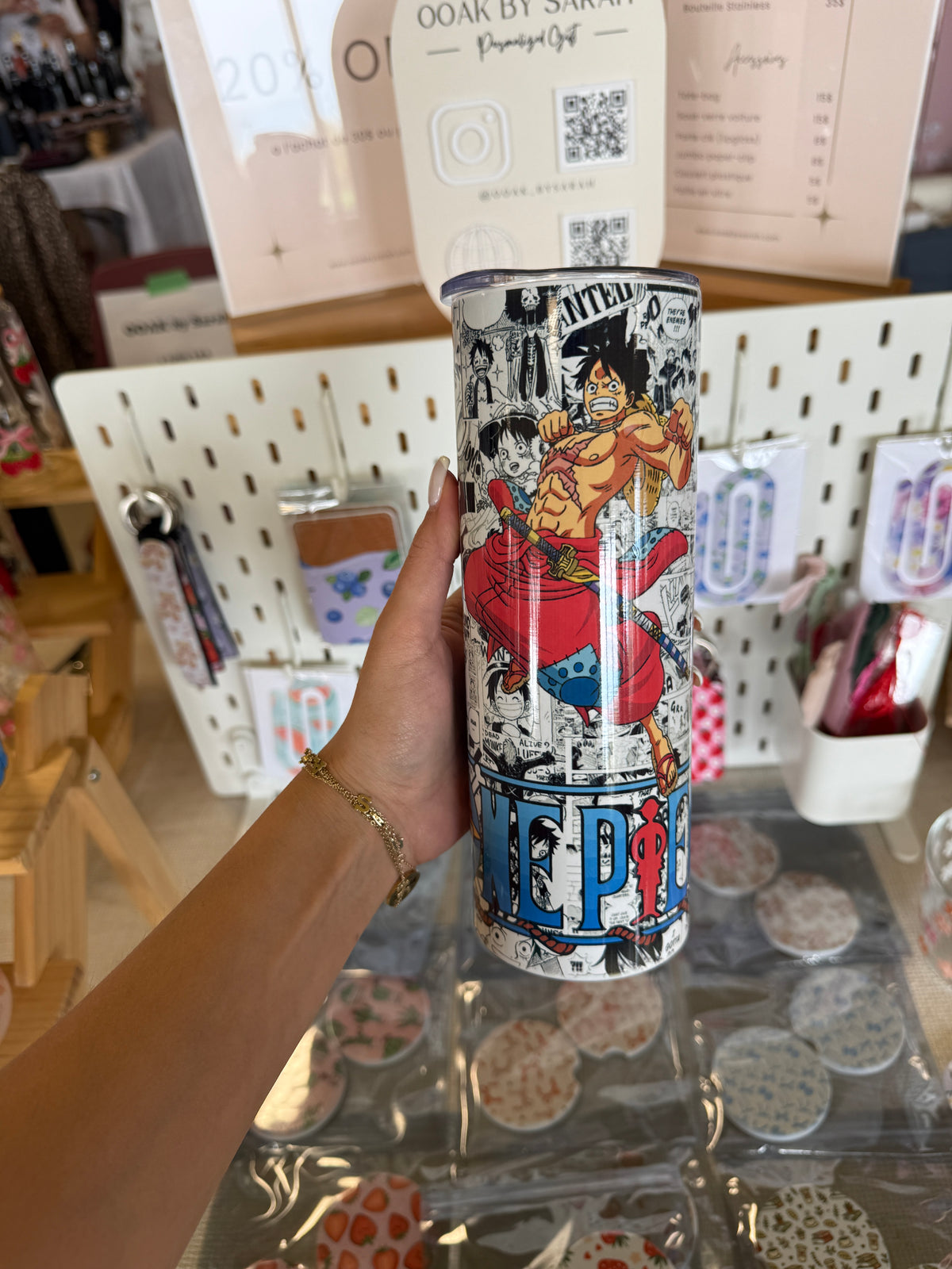 Gobelet de voyage pour l'anime One Piece