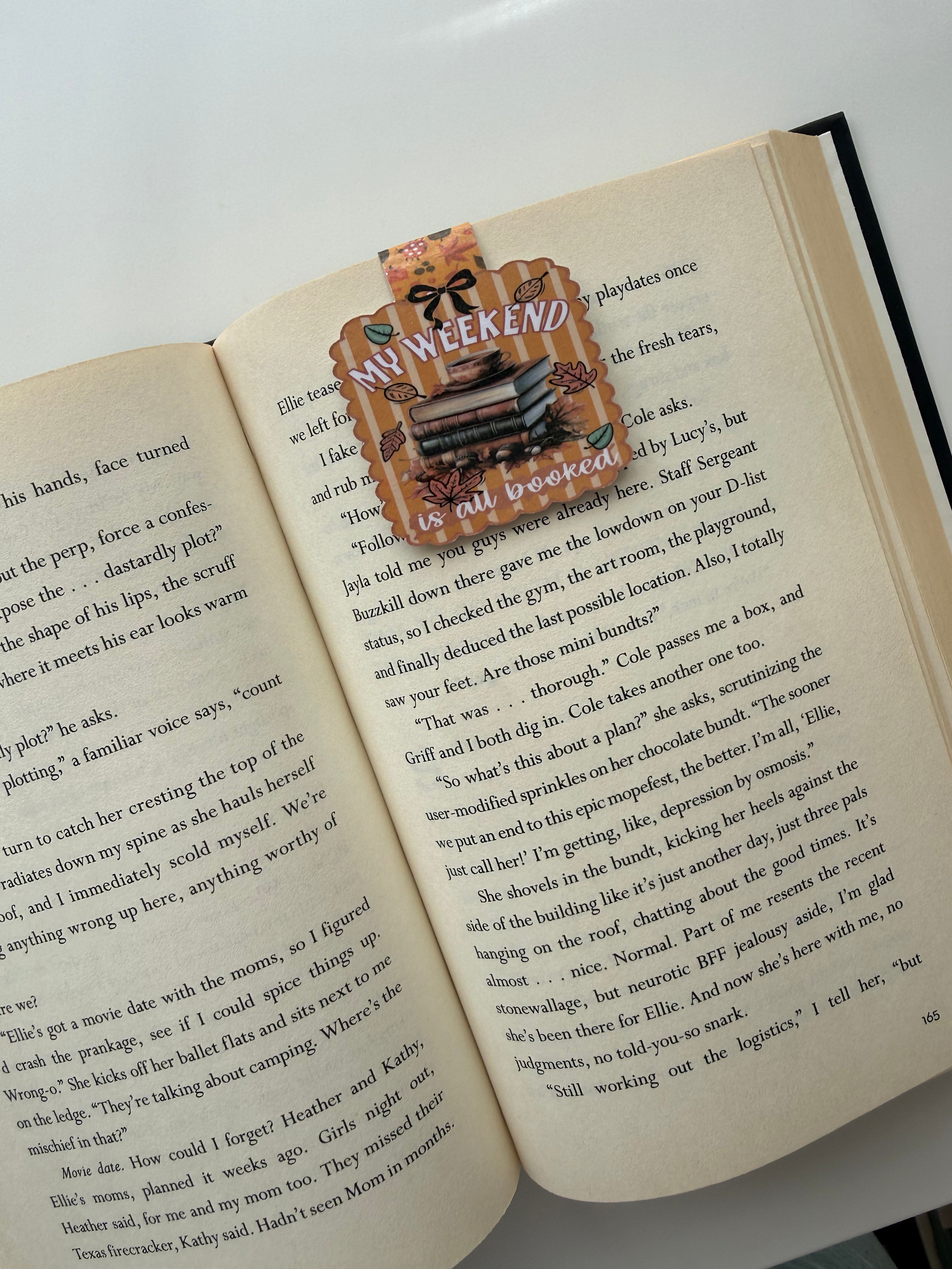 I'm All Booked Magnetic Bookmark