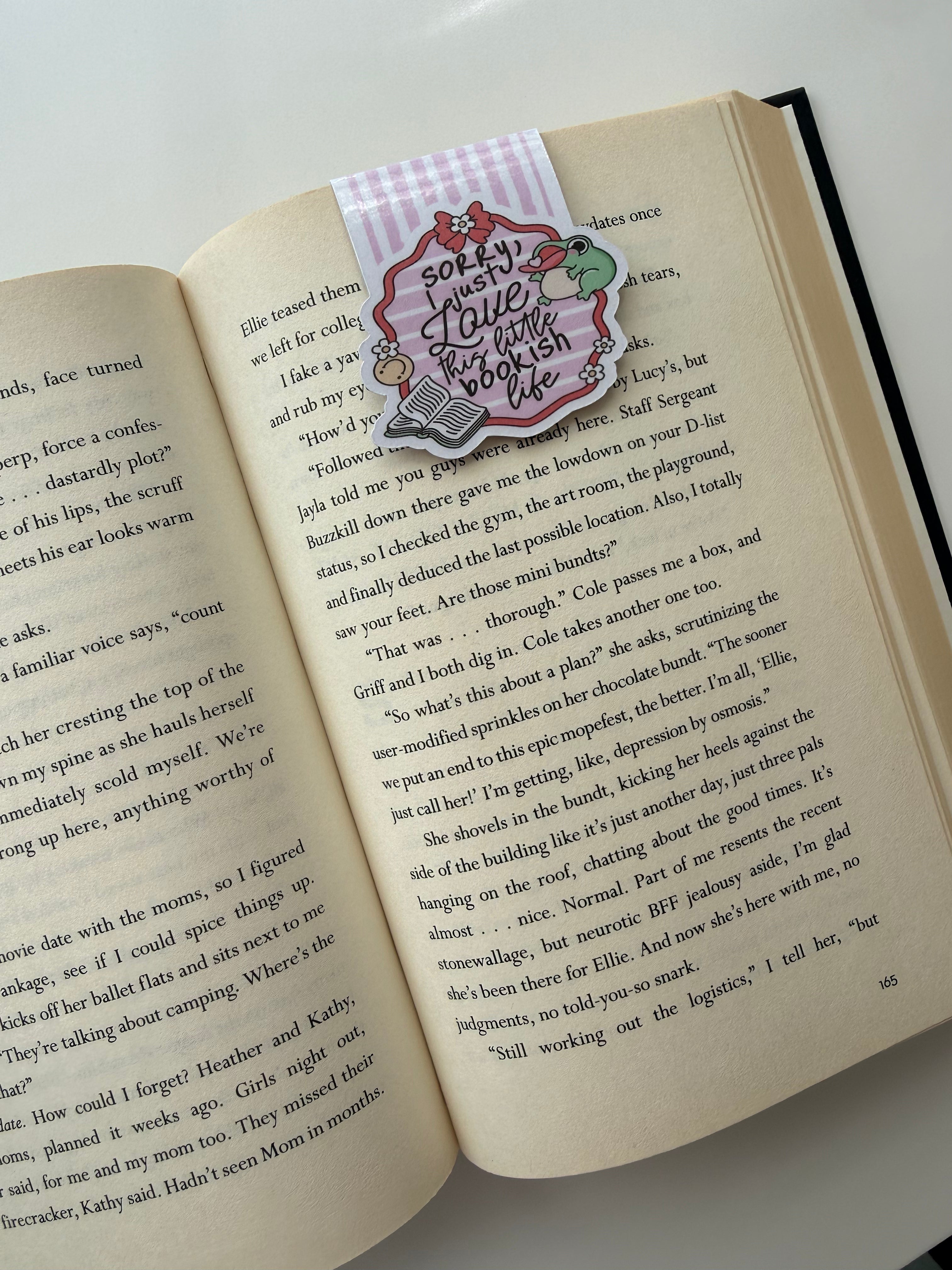 Bookish Frogs Magnetic Bookmark