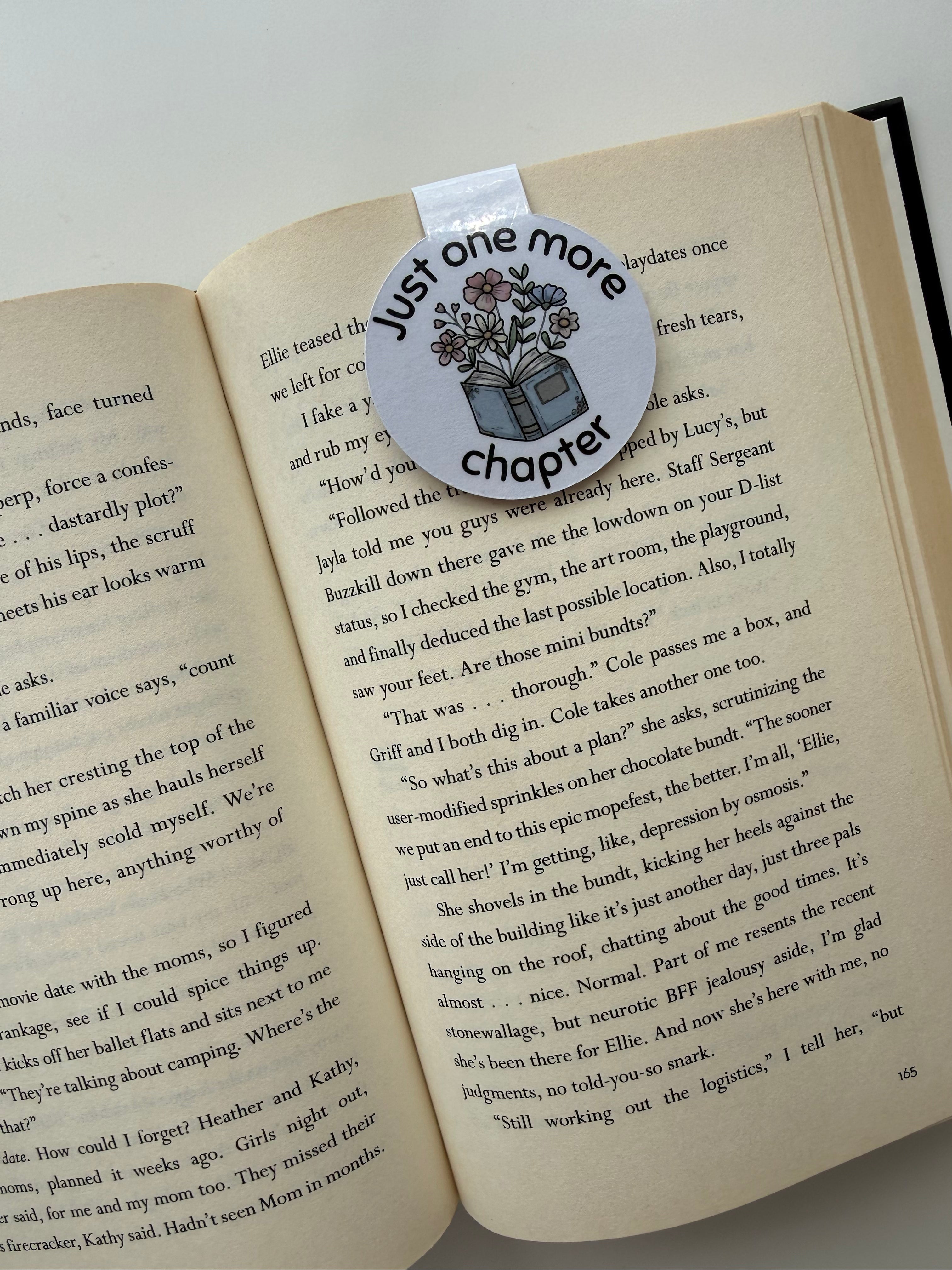 Bookish Blooms Magnetic Bookmark