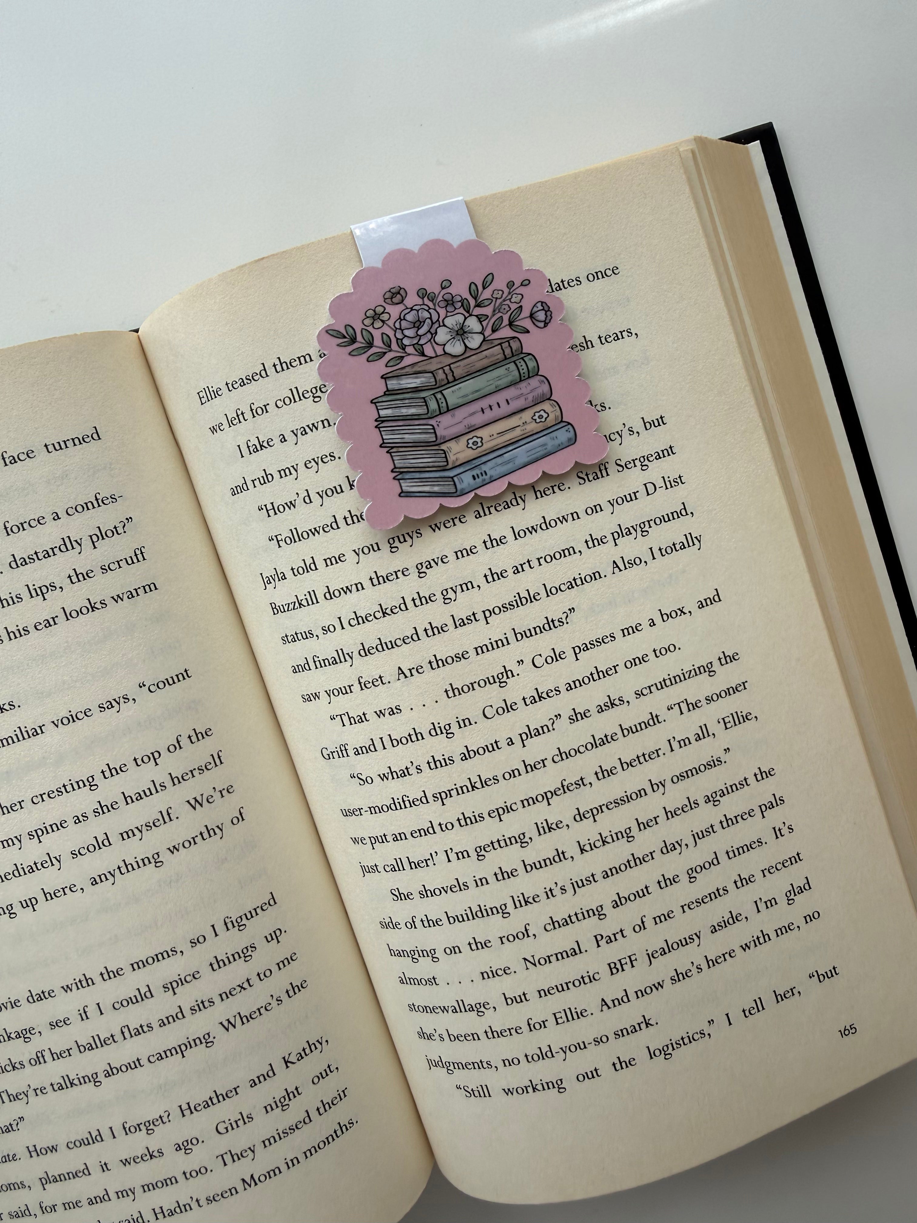 Bookish Blooms Magnetic Bookmark