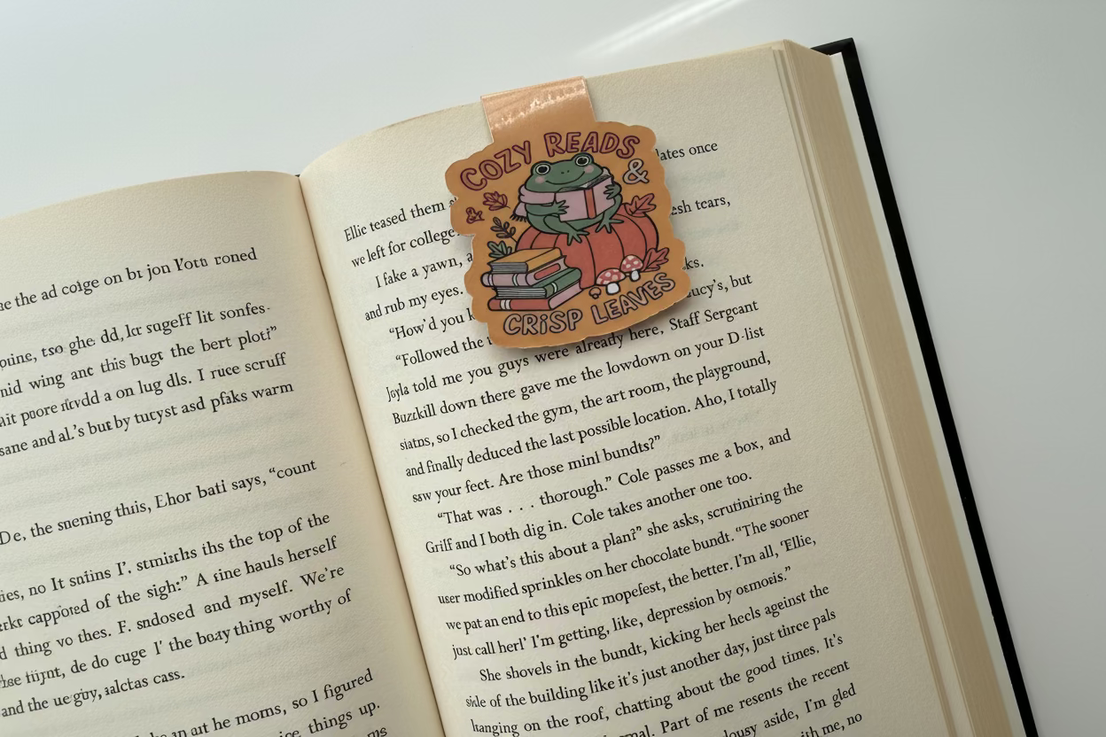 Cozy Reads Magnetic Bookmark