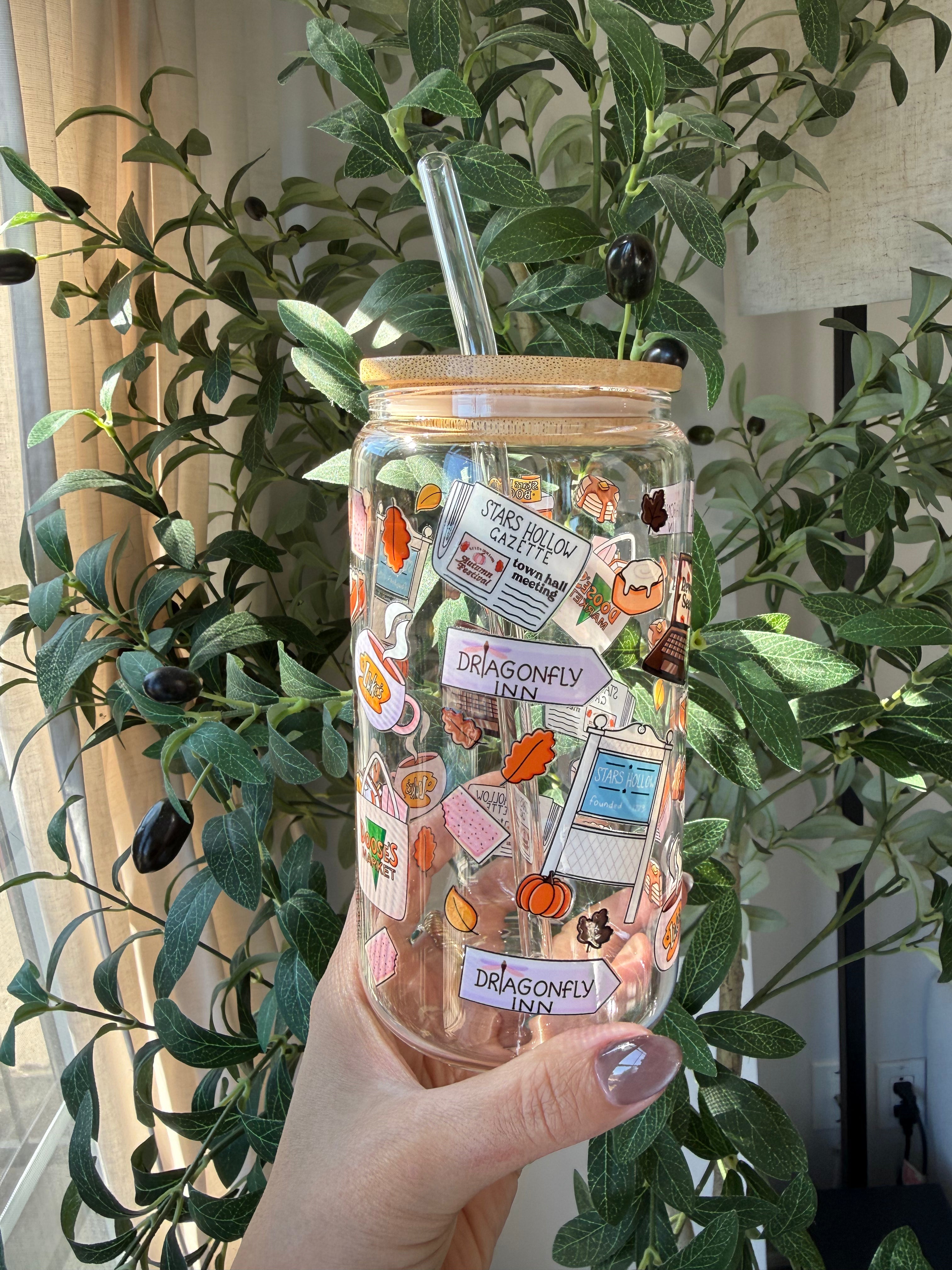 Rewatch Season Gilmore Girls Inspired Glass Cup