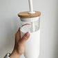 GLASS TUMBLER WITH SLEEVE