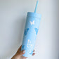 BLUE BUTTERFLIES TUMBLER