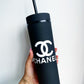 CHANEL BLACK TUMBLER