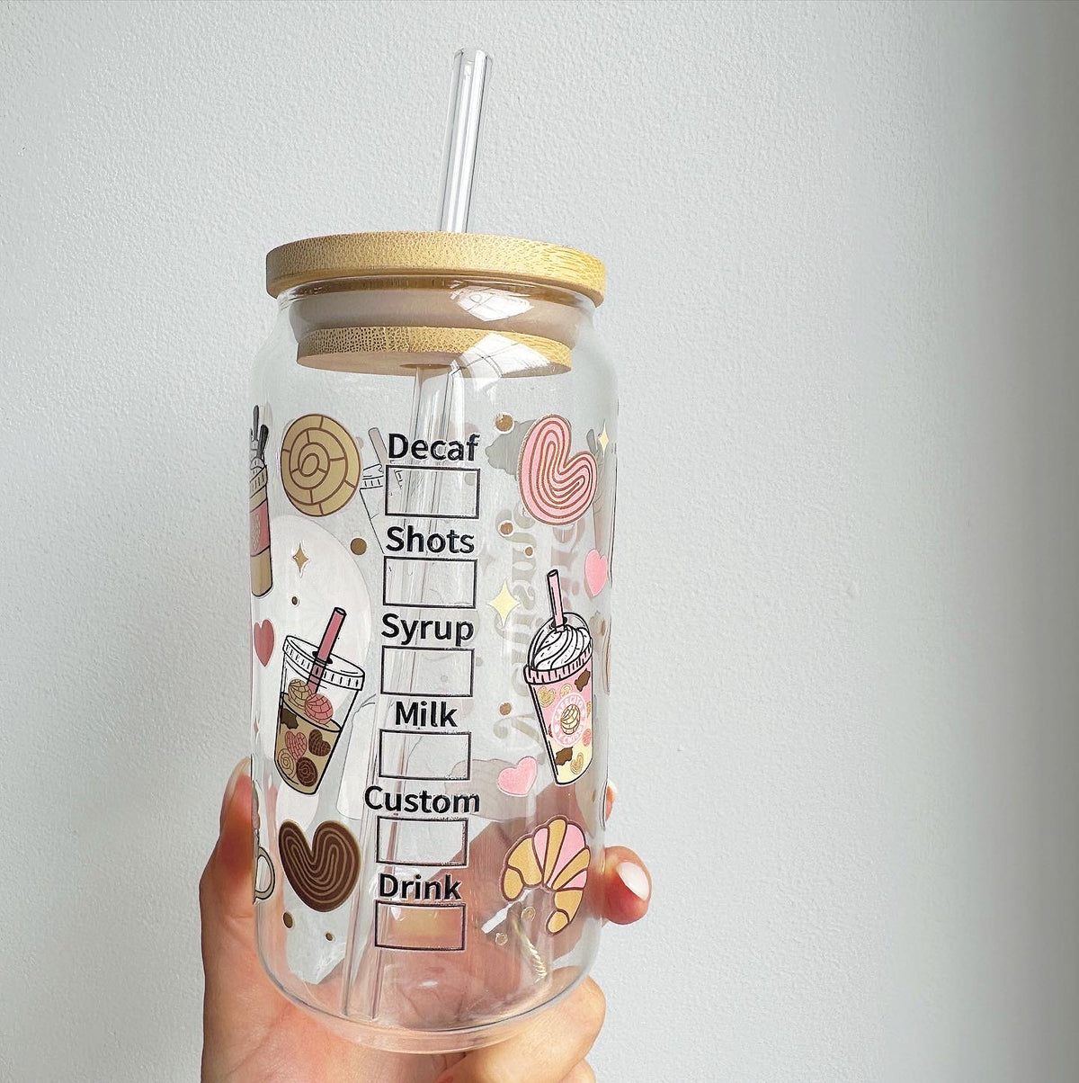 Tasse en verre Cafecito Y Chisme