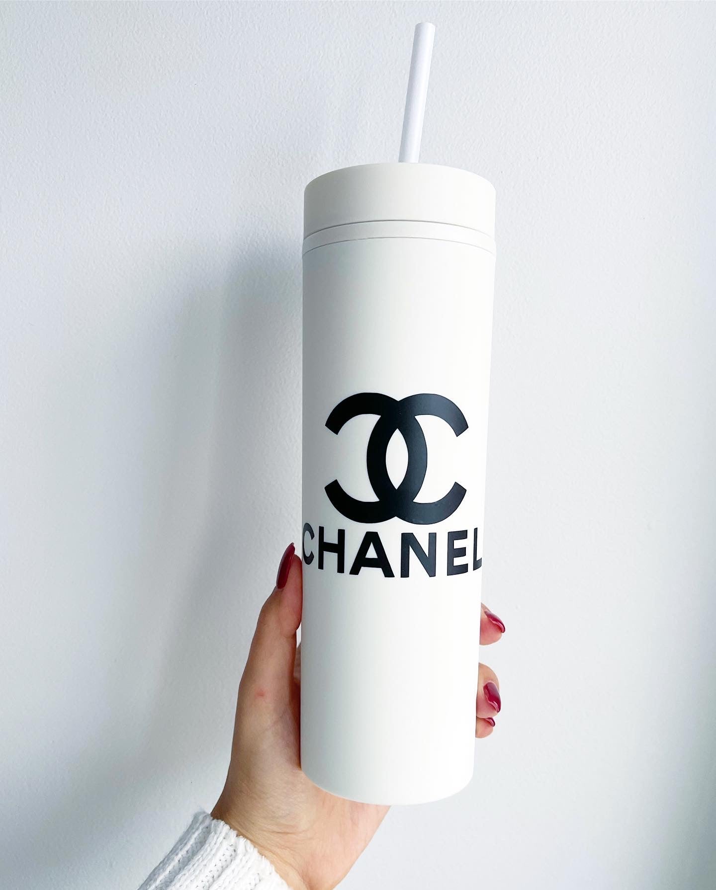 CHANEL WHITE TUMBLER