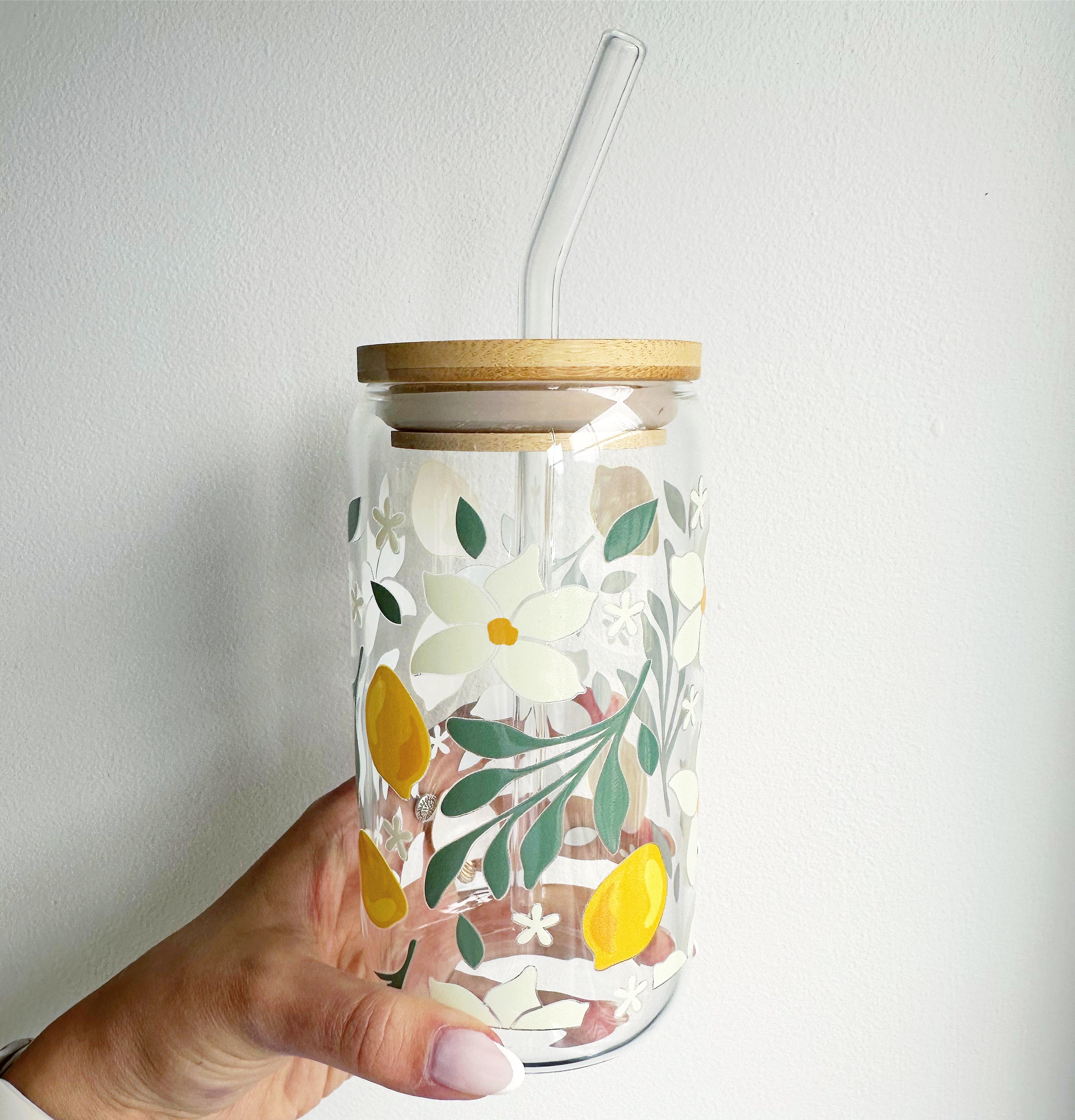 Amalfi Lemons Glass Cup