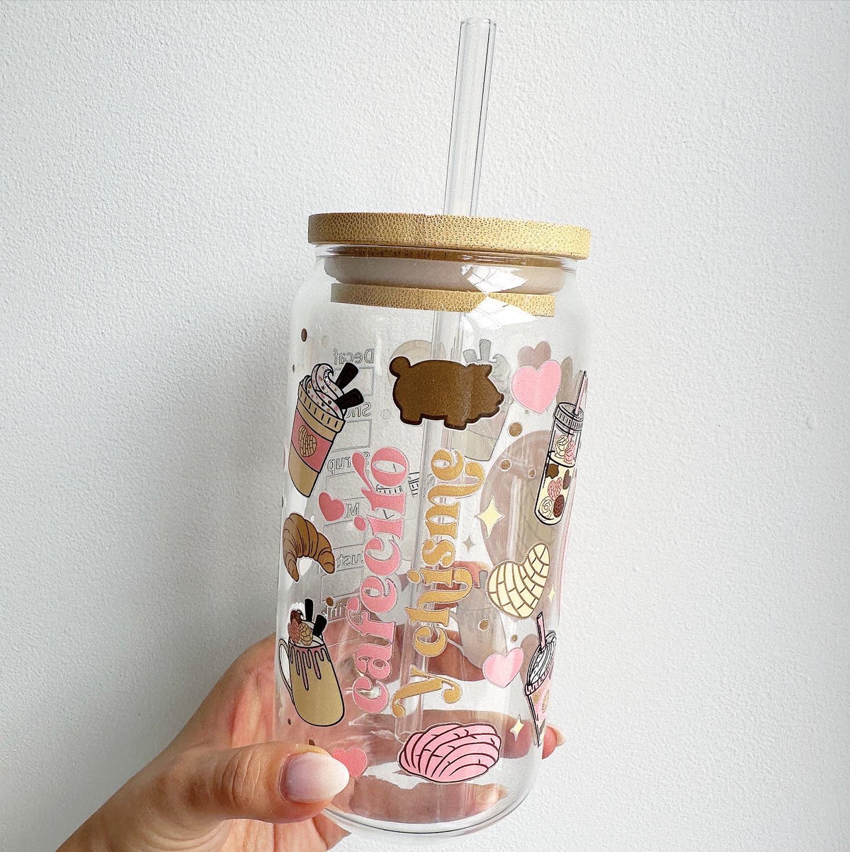 Tasse en verre Cafecito Y Chisme